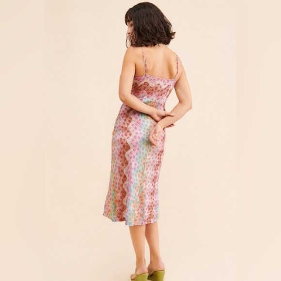 ANNA SUI Swirly Rainbow Knit Dress - Picture 9 of 16